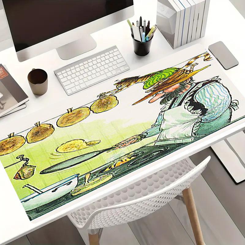 Pettson and Findus Theme Mouse Pad, Non Slip Rubber Base, Multifunctional Office & Home Decor, Perfect for Workspace Personalization.