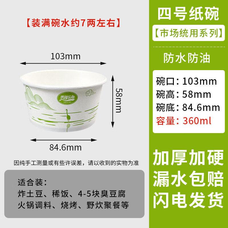 

ZISIZ Eco-Friendly Thickened Disposable Bowl