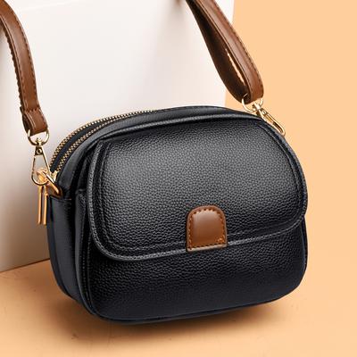Hoge Kwaliteit PU Dames Lederen TasNieuwe Crossbody Messenger Bag Mode Kleine Vierkante Schouder Casual Draagtas Zakken
