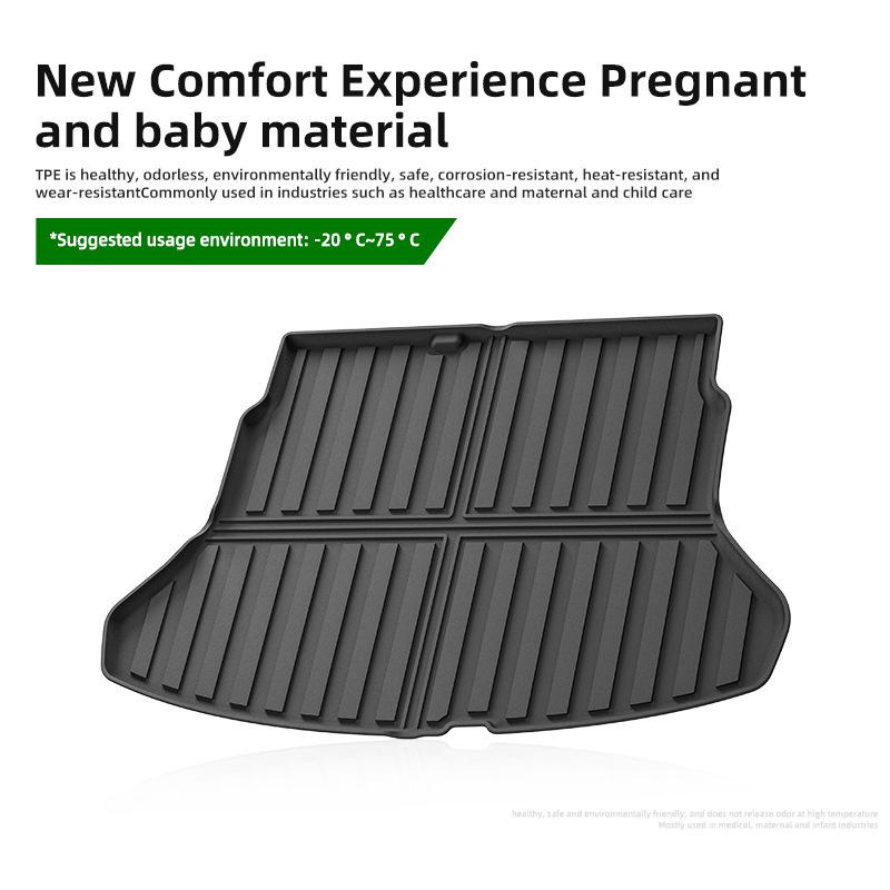 TPE Trunk Mat for 2017-2023 Yuena Sonata 5 and Rio RIO4 Cars