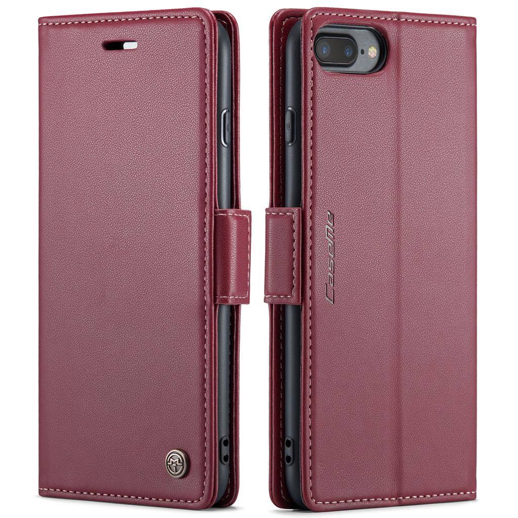 CaseMe Wallet Case for iPhone XS Max XR 8/7/6 Plus SE 2022 Magnetic Credit Card Holder Premium PU Leather Flip Case Cover