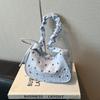 Pu Butterfly Knot Crossbody Bag For Daily Office Wear