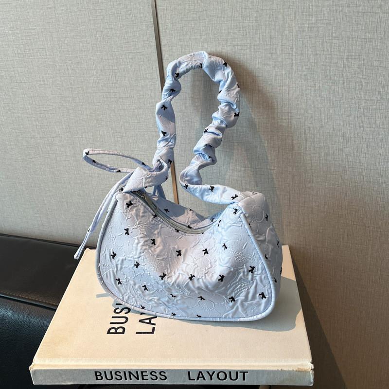 Pu Butterfly Knot Crossbody Bag For Daily Office Wear