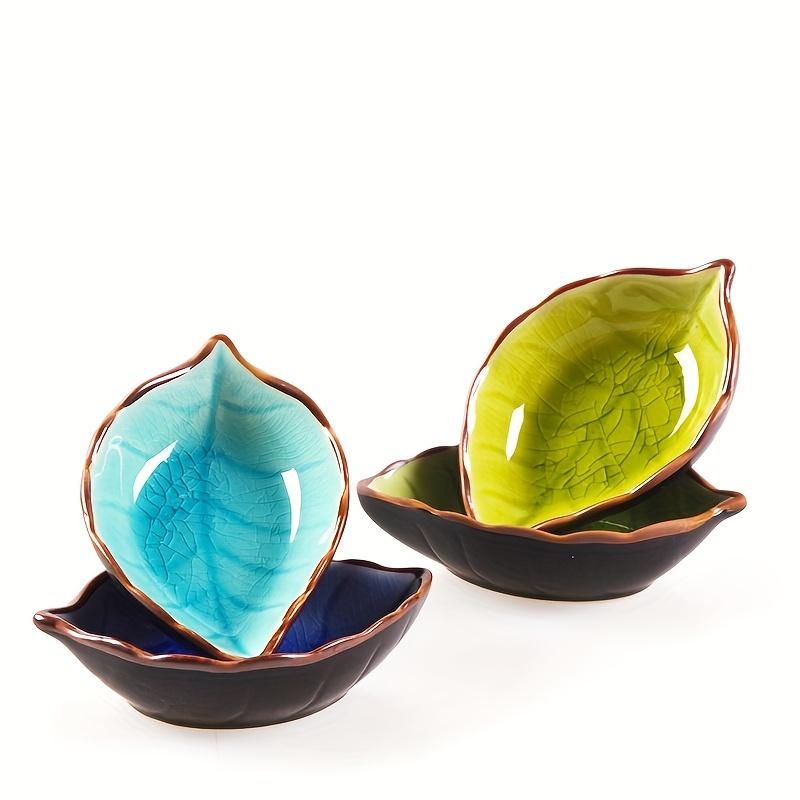 Japanese Style Ceramic Soy Sauce Dish Set Creative Small Plates for Home Dining Condiment Dishes