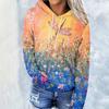 Floral Daisy 3d Print Hoodie Women Fashion Oversized Hoodies Women Sweats Coat Hooded Sweats Pullover Women's Clothing Flower