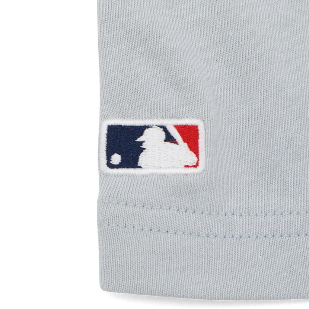 New Era Drop Shoulder Tee 15171181 NER35A2954 LA Snow Gray Black Oversized MLB Apparel L T-Shirt S/S