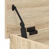 Storage Box Sonoma Oak 80 X 40 X 50 Cm Engineered Wood