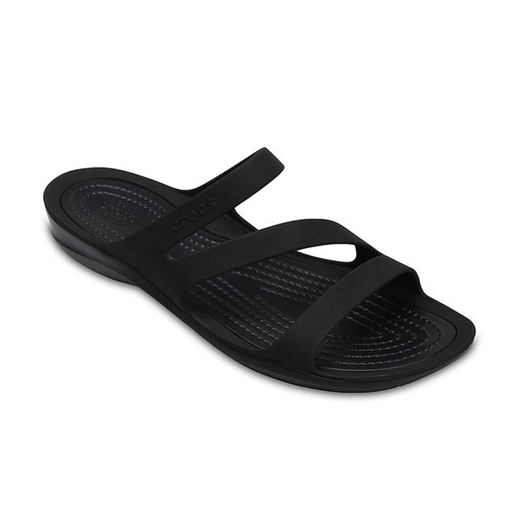 Crocs Swiftwater Slippers 'Black' Women's 203998-060