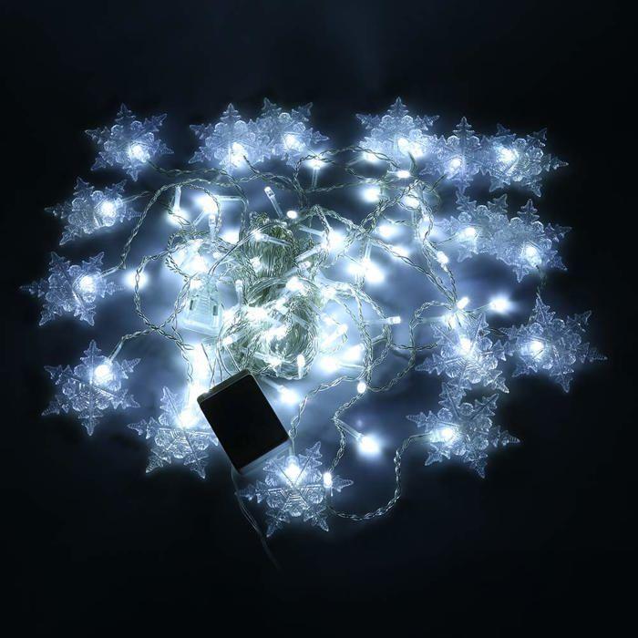 Indoor String Lights - Klighten - Ra-snow3.5m - 96 LED Bulbs - 8 Lighting Modes - White