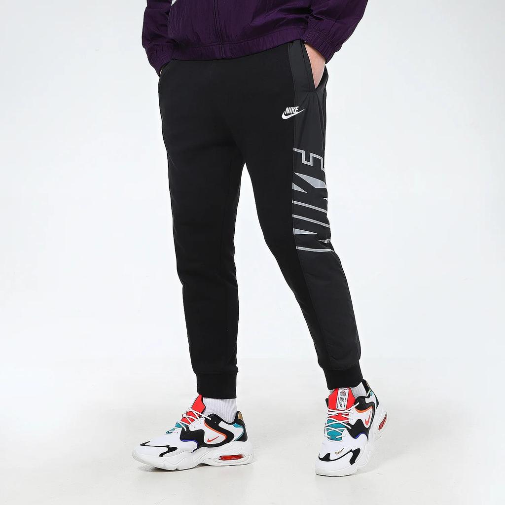 Nike Knitted Sweatpants Men's Black Moderate Cuffed Pants (Unisex) Knitted Sweatpants CZ9943 010