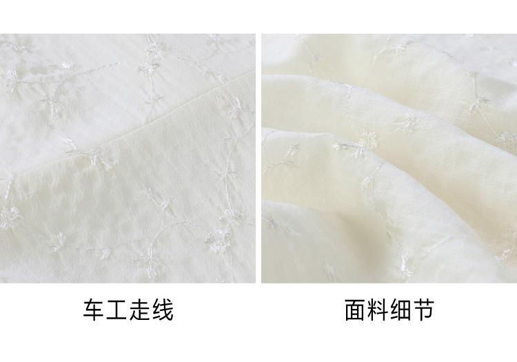 Gentle Wind Waist V-neck Clavicle Fairy Dress