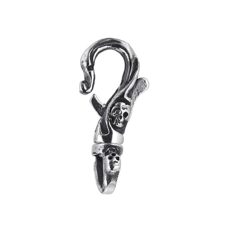 Stainless Steel Skull Keyring Gothic Jewelry Accessory for Men Keychain Unique Design Nice Gift for Birthday Christmas