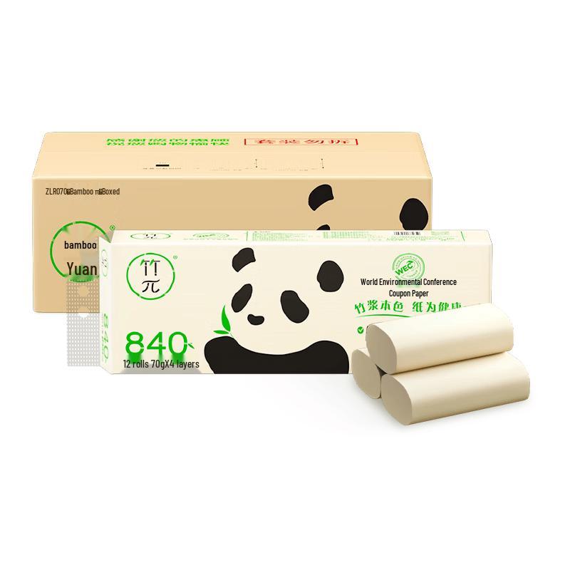 Mind Act Upon Mind 4-Ply Coreless Unbleached Bamboo Toilet Paper