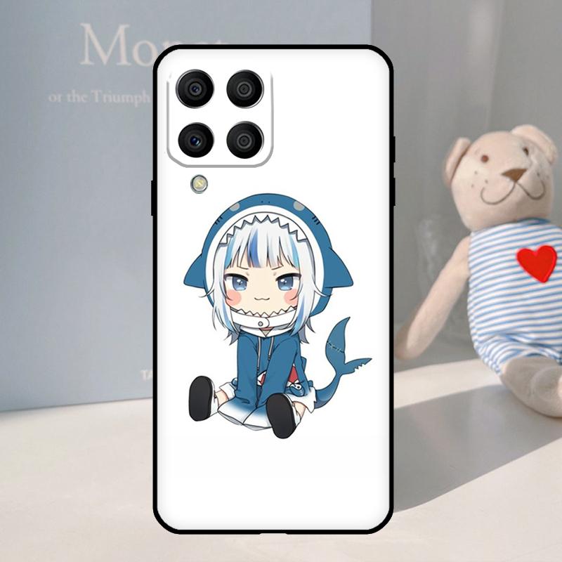 Anime Hololive Gawr Gura For Samsung Galaxy M12 M32 M52 M31 M55 M15 M11 M21 M13 M33 M35 M53 M14 M34 M54 M06 M16 Case
