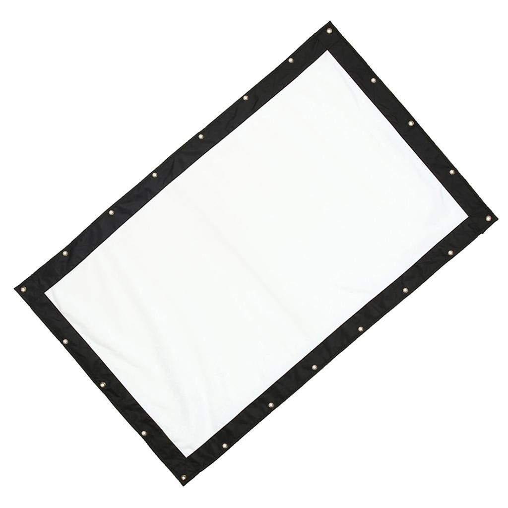 200 Inch 16:9 Wall Mount Outdoor Film Movie Projector Projection Screen Curtain