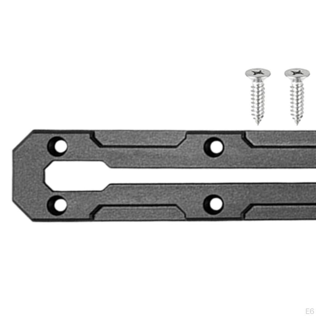 Kayak Slide Rail Track Bracket DIY Accessories Fishing Rod Holder Mounting Base for Canoe