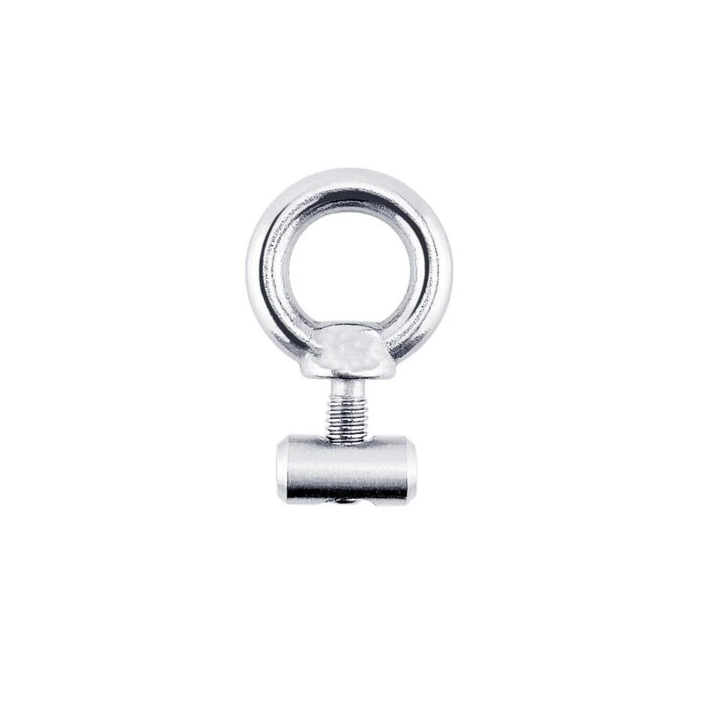 Zeltstopper Schienenmontage Edelstahl Front Zeltstopper Schienenmontage Hebeöse /Schraube für Wohnmobil Wohnwagen Markise