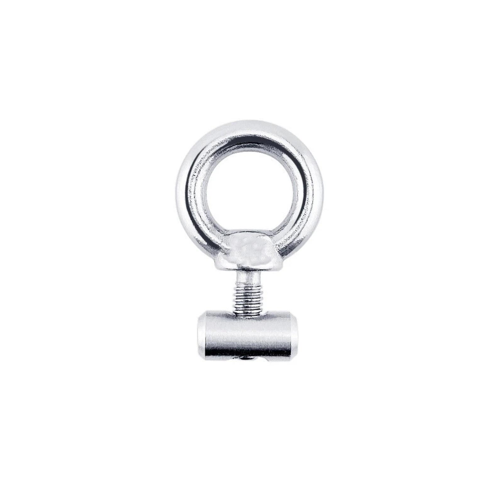 

Tent Stopper Track Mount Stainless Steel Front Tent Stopper Track Mount Lifting Eye /Screw for RV Camper Awning one size срібний