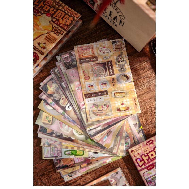 Vintage Style Cut Film Sticker Book For Hand Account Collage Decoration