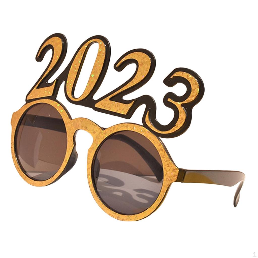 Funny Glasses,Eve Party Supplies Decorations Photo Prop,New Years Glasses for Celebration