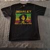 Bob Marley Positive Vibrations The Wailers Tee Shirt Black Island Groove Medium