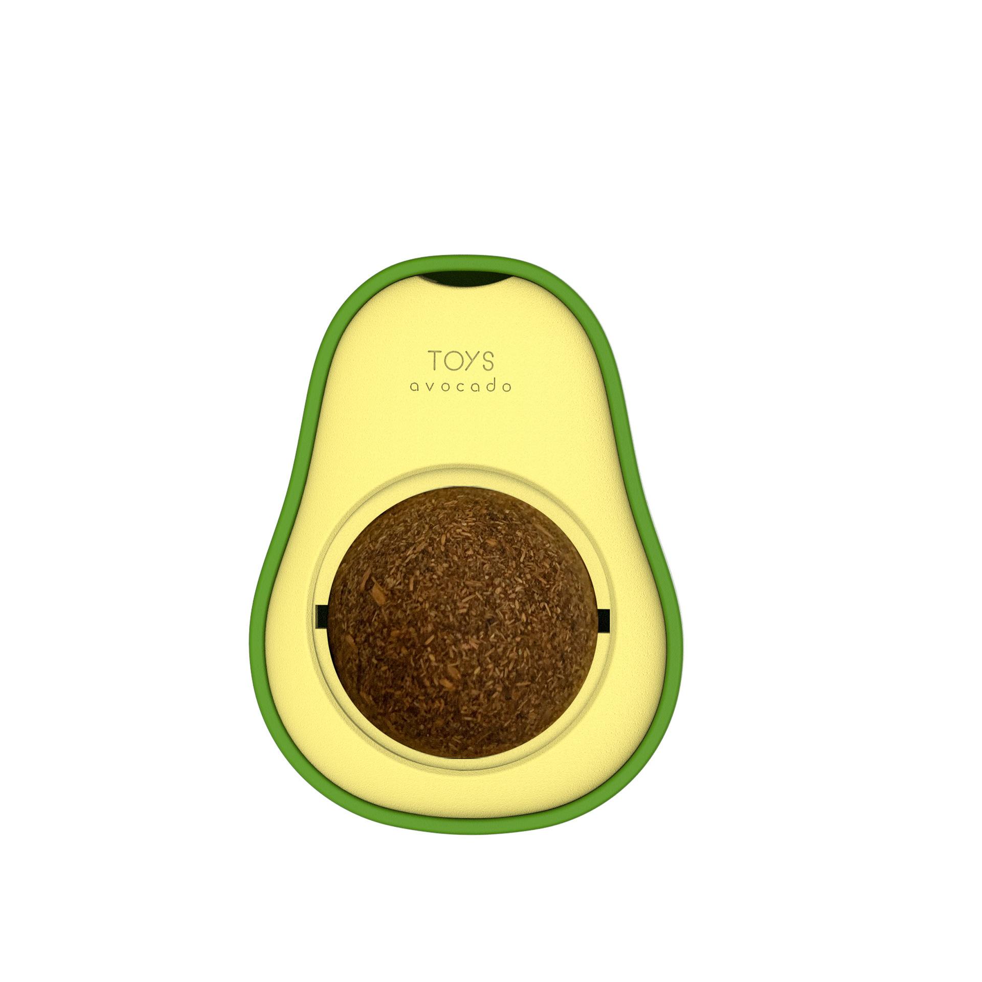 

Pet Molar Toy Avocado Catnip Ball