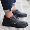 Mode Herren Arbeitssicherheitsschuhe Anti-Quetsch Wasserdicht Echtes Leder Schweißerschuhe Unzerstörlicher Nageldurchstichsicherer Stiefel
