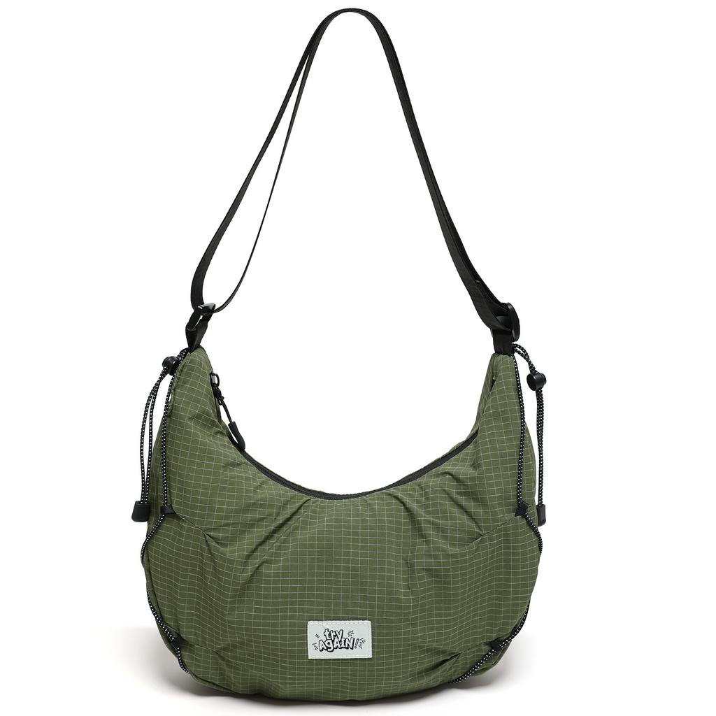 Large Capacity Crossbody Bag, Lightweight Dumpling Bag, Trendy Sporty Shoulder Bag