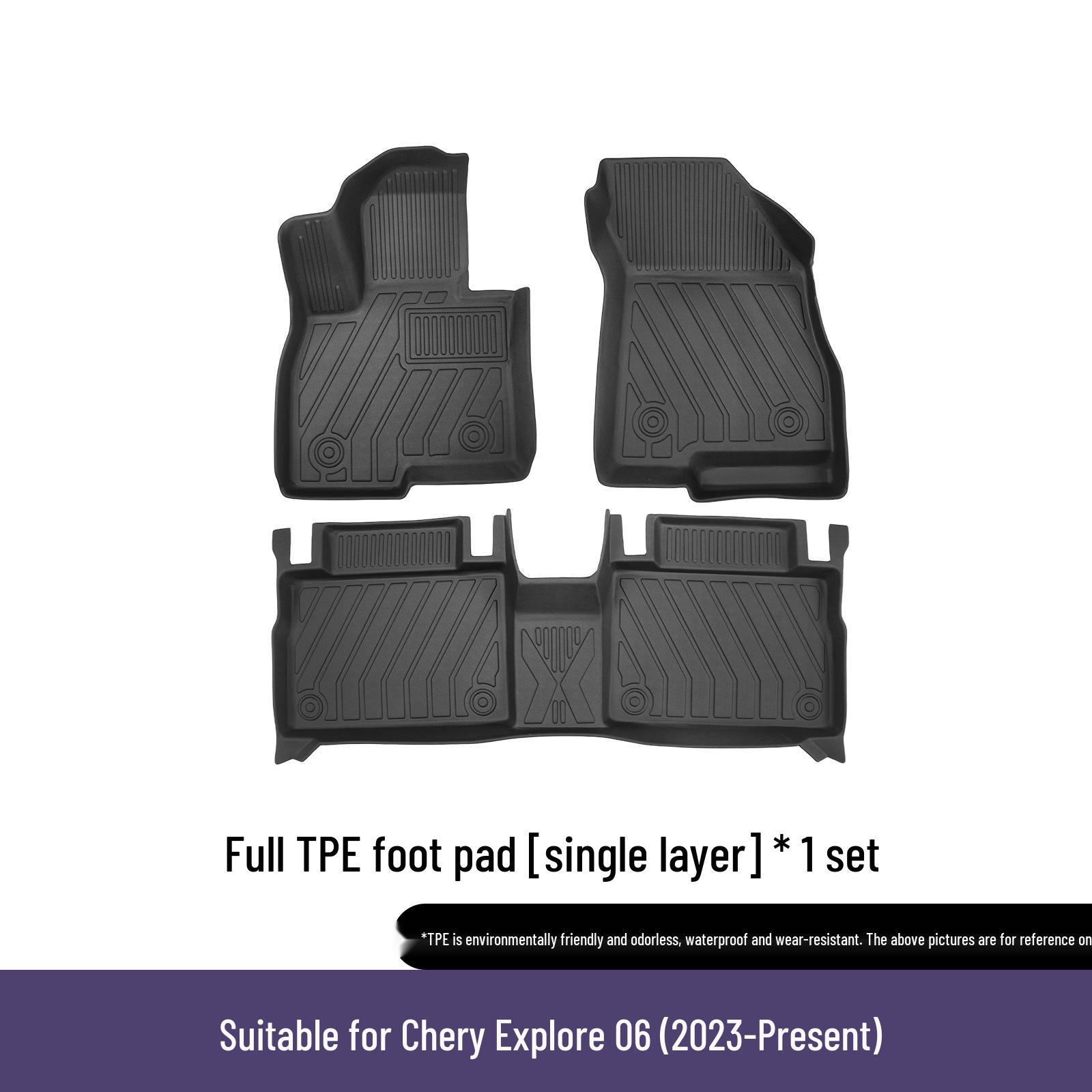 Eco-friendly TPE Floor Mats for Chery Explorer 06