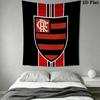 CR Flamengo Wall Tapestry Aesthetic Wall Hanging Printed Fabric Blanket Decorative Tapestries for Bedroom Living Room Home Decor