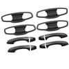 For Volkswagen VW GOLF 7 MK7 2013- Chrome Door Handle Bowl Trim Car Side Door Handle Cover Trim Sticker Styling Accessories