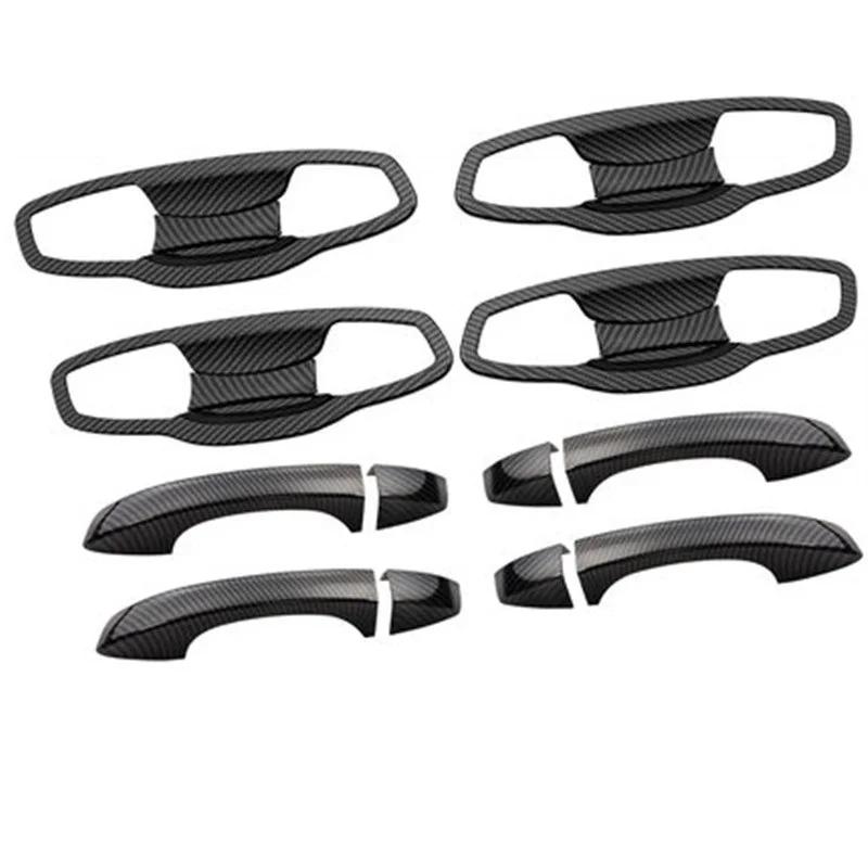 For Volkswagen VW GOLF 7 MK7 2013- Chrome Door Handle Bowl Trim Car Side Door Handle Cover Trim Sticker Styling Accessories