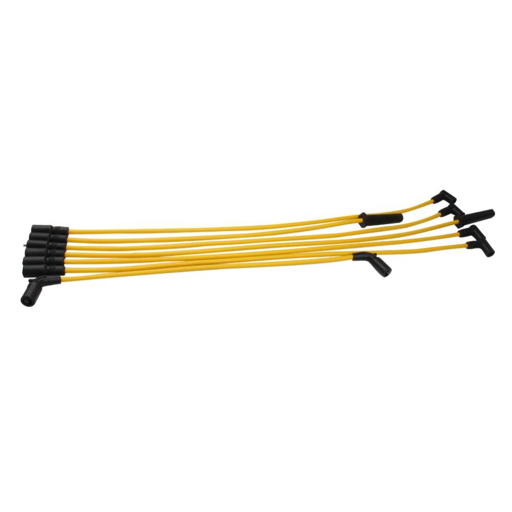 7 шт. 8 мм Комплект проводов зажигания свечей зажигания для автомобиля Жгут проводов свечей зажигания Для Cadillac GMC V8 5.7L-A87Q