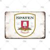Retro Vintage Germany Paulaner Beer Tin Sign Decorative Plaque Plate Bar Pub Man Cave Kitchen Club Bar Wall Home Decor