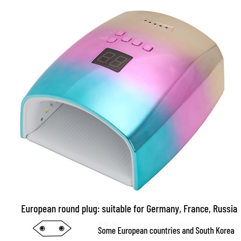 

Радужный градиент Беспроводная зарядка Лампа для ногтей УФ-машина для фототерапии