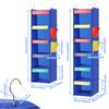 5/6 Layer Weekly Clothes Hanging Organizer Bag Foldable Closet Multi-function Shoe Cap Clothes Kids Toys Storage Shelves