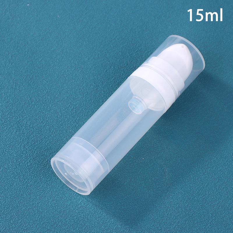 

5-50Ml Mini Portable Vacuum Press Type Bottle Refillable Makeup Cosmetics For Cream Gel Moisturizers Liquid Lotion Bottles 15ml прозрачный