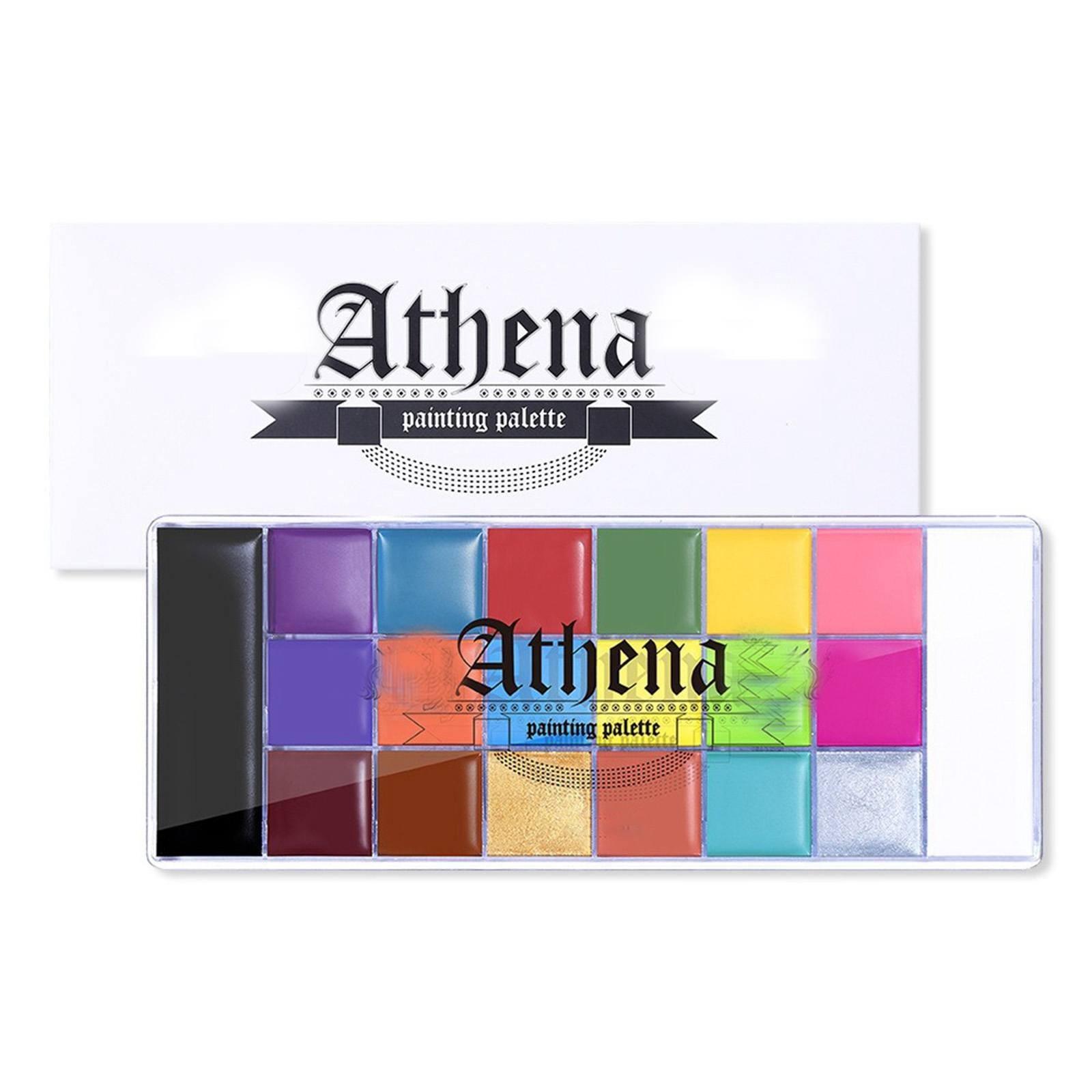 

20 цветов макияжа, краска для тела на Хэллоуин, высокая цветопередача, жирная краска для лица, боди-арт, карнавал, макияж для вечеринки белый