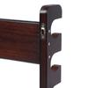 Wood Fishing Rod Pole Reel Holder Mount Rods Rack Organizer Carrier Accessory (Teakwood Color)
