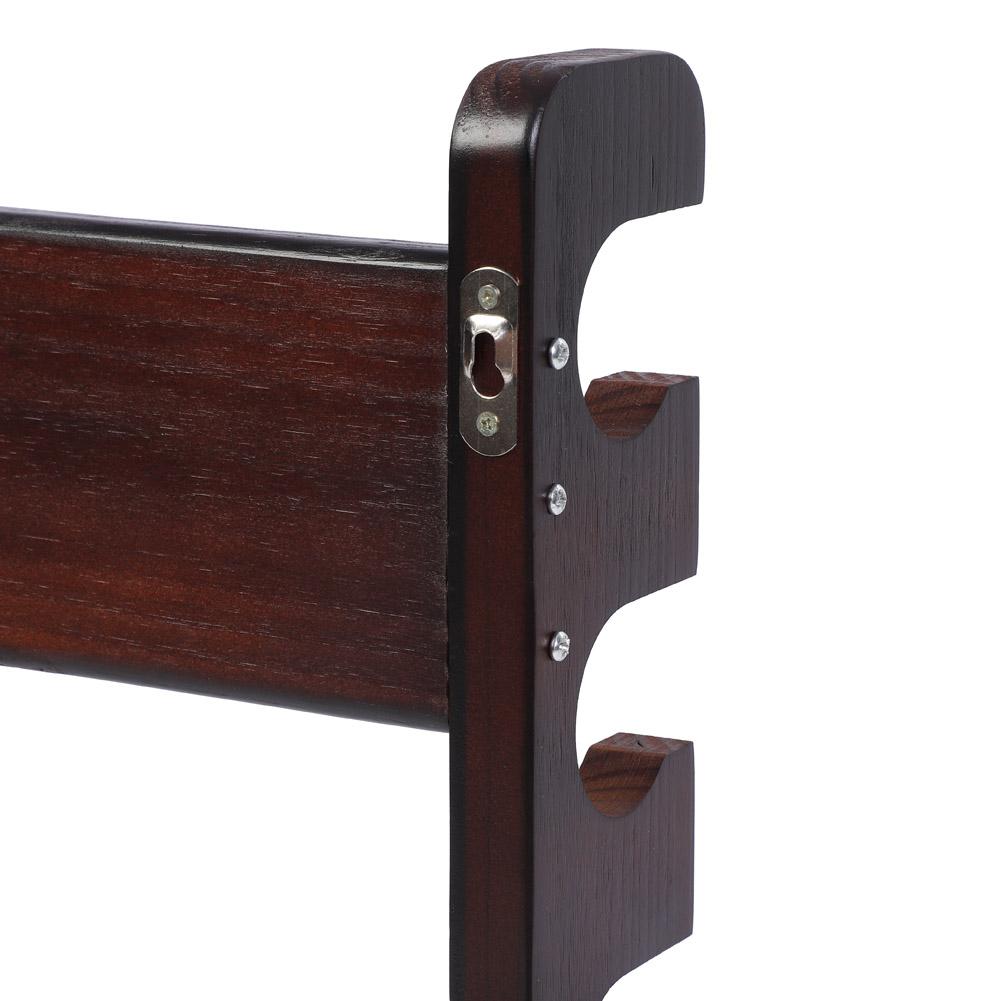 Wood Fishing Rod Pole Reel Holder Mount Rods Rack Organizer Carrier Accessory (Teakwood Color)