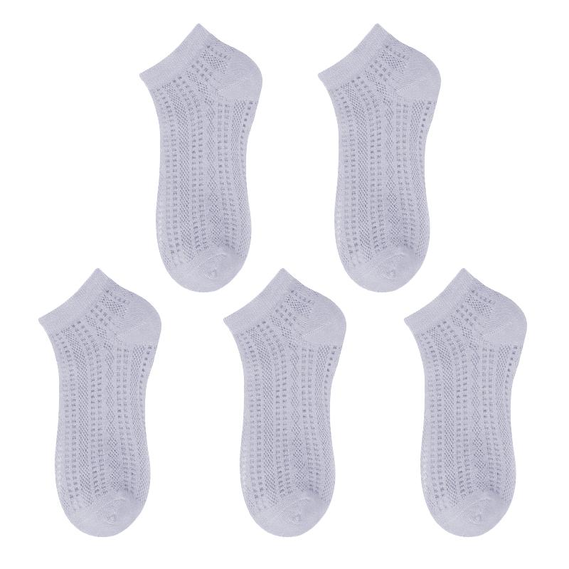 Summer Solid Women Summer Breathable Mesh Ankle Socks for Women Girls Fashion Harajuku Candy Color Cotton Low Cut Hollow Out Socks