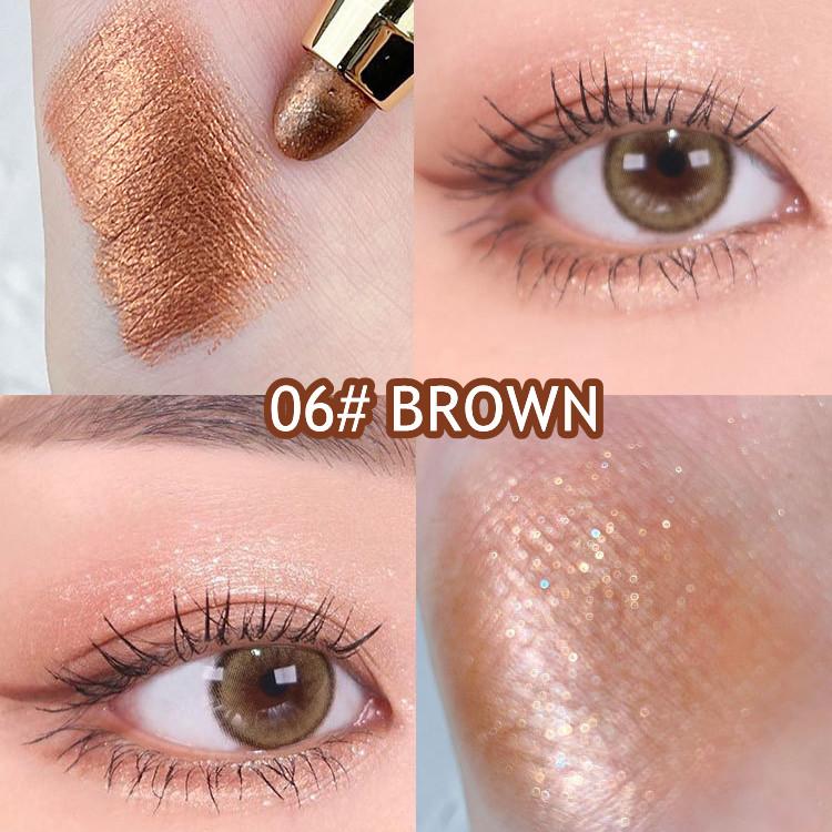 FOMIX Highlight Eyeshadow Pen Double-ended Eyeshadow Stick With Pearlescent Shimmer To Contour And Brighten