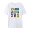 T-shirt Vintage da Donna con Sardine in Lattina Divertente Estetica Foodie T-shirt Carine Grafiche di Frutti di Mare Unisex Estive Larghe Top Retro
