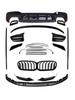 Compatible BMW New 5 Series Front & Rear Lip Kit (525/530Li) - Black Warrior MP Modification Kit.