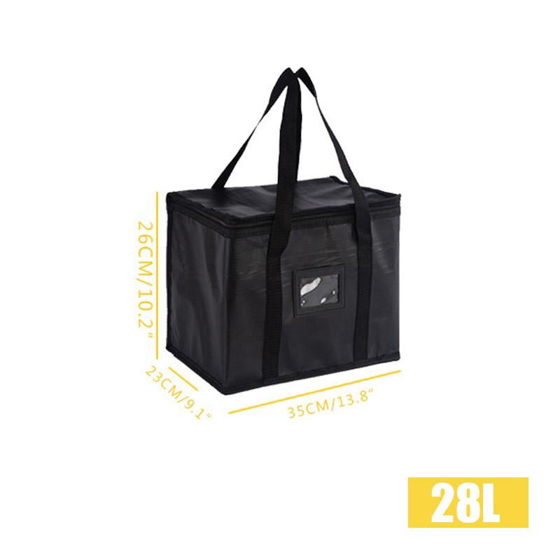 70L Insulated Thermal Cooler Bag Insulation To Keep Cold Large Capacity Portable Lunch Bag Zip Picnic Camping Tin Foil Food Bag