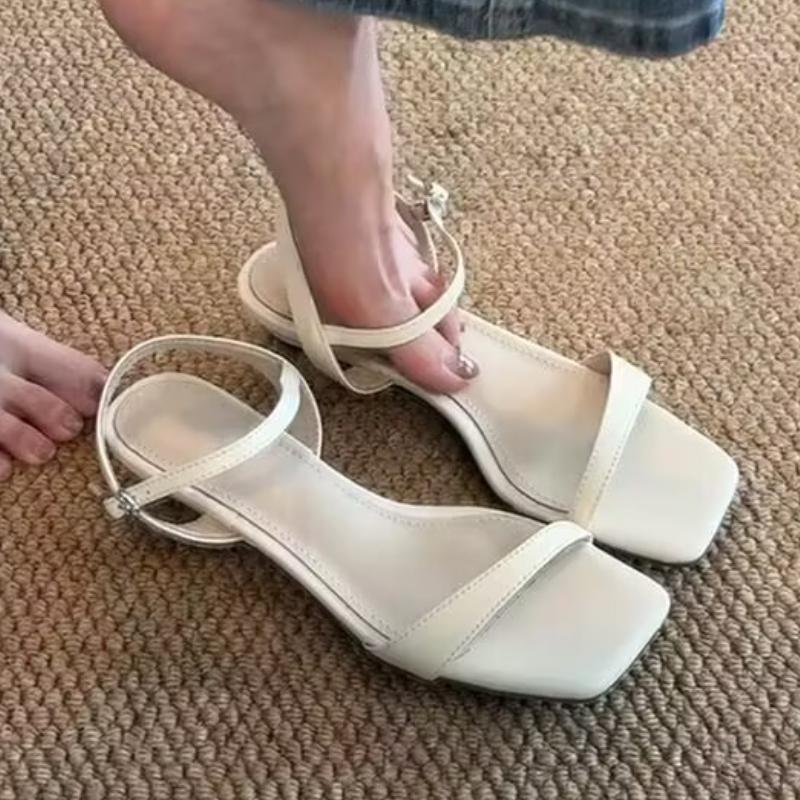 Fashion Women Sandals Flats Dress Casual Shoes Cozy Walking Woman Slippers Summer 2025 Trend Brand Designer Elegant Zapatillas De Mujer