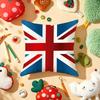 Union Jack Flag Cushion Cover Plush Fabric Soft DoubleSided Printed Sofa Warm Winter Home Gift Pillow Cover