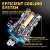 AUXITO 2X Turbo H7 LED Headlight Bulbs Canbus No Error with Fan CSP Chip High Power 120W 22000LM H7 LED Auto Headlight Head Lamp