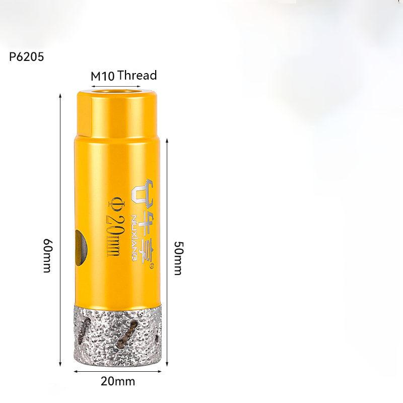 M10 Thread Angle Grinder Glass Ceramic Hole Opener Drill Bit 20-50mm Dry Vacuum Hand Grinder for Ceramic Tile Granite Marble
