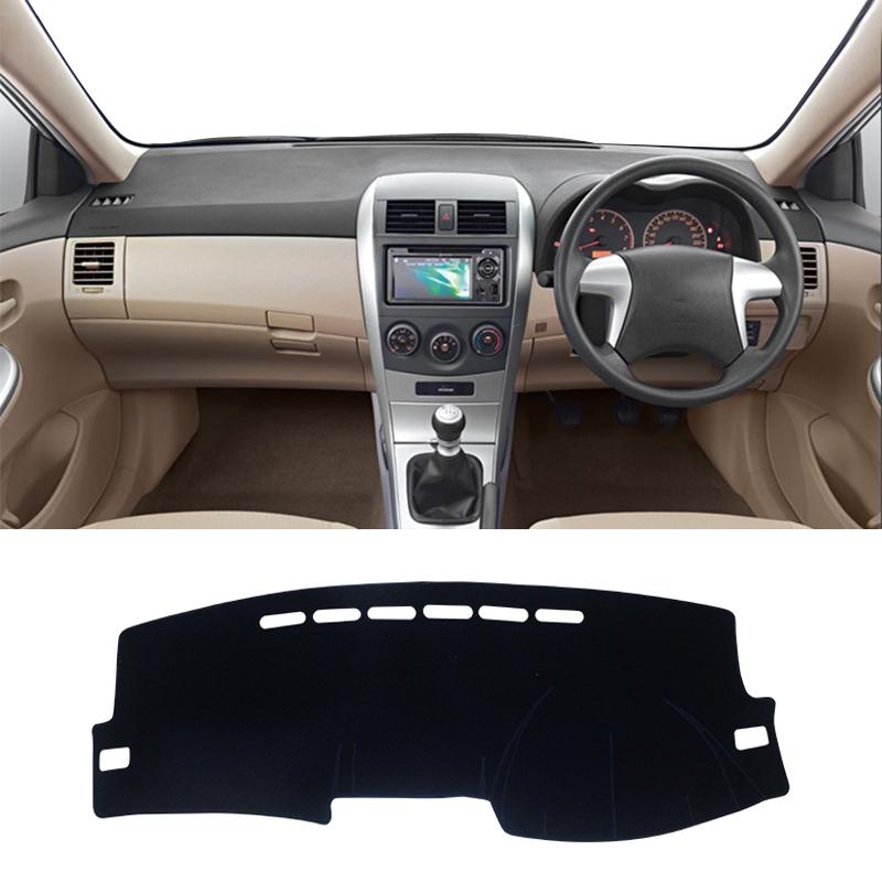 Auto Armaturenbrett Abdeckung Dash Anti-UV Matte Für Toyota Corolla E180 E150 2006 2007 2008 2009 2010 2012 2013 2014 2015 2016 2017 2018